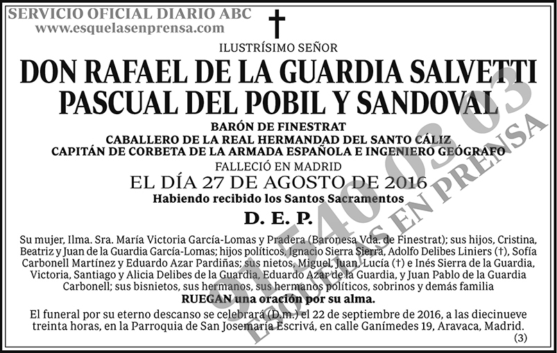 Rafael de la Guardia Salvetti Pascual del Pobil y Sandoval